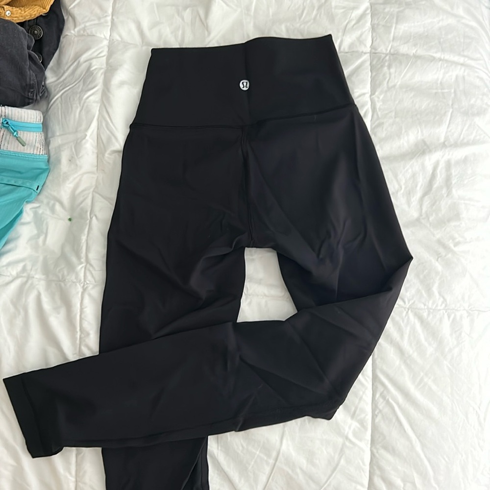 Black Lululemon Leggings 3/4